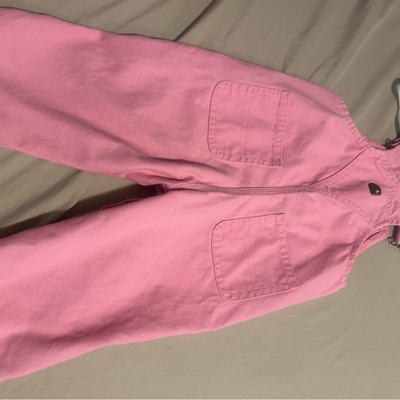 Carhartt Kids Bright Pink Overalls - Picture 8 of 13